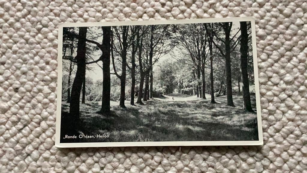 Ansichtkaart Heiloo “Ronde O”-laan 1955. 963, Verzamelen, Ansichtkaarten | Nederland, Ophalen of Verzenden, 1940 tot 1960, Gelopen