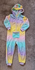 Warme unicorn / eenhoorn onesie maat 110/122, Kinderen en Baby's, Kinderkleding | Maat 110, Ophalen of Verzenden, Zo goed als nieuw