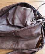 Dames handtas bruin echt leer. Ferchi, Ophalen of Verzenden, Gebruikt, Bruin, Handtas