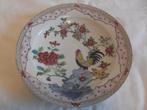 antiek chinees familie rose qing dynasty bord, Ophalen of Verzenden
