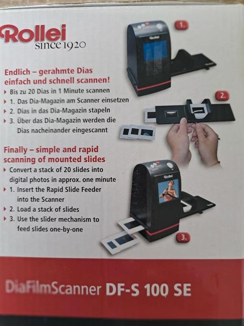 Rollei DF-S 100 SE negatief-dia scanner, Computers en Software, Scanners, Zo goed als nieuw, Ophalen