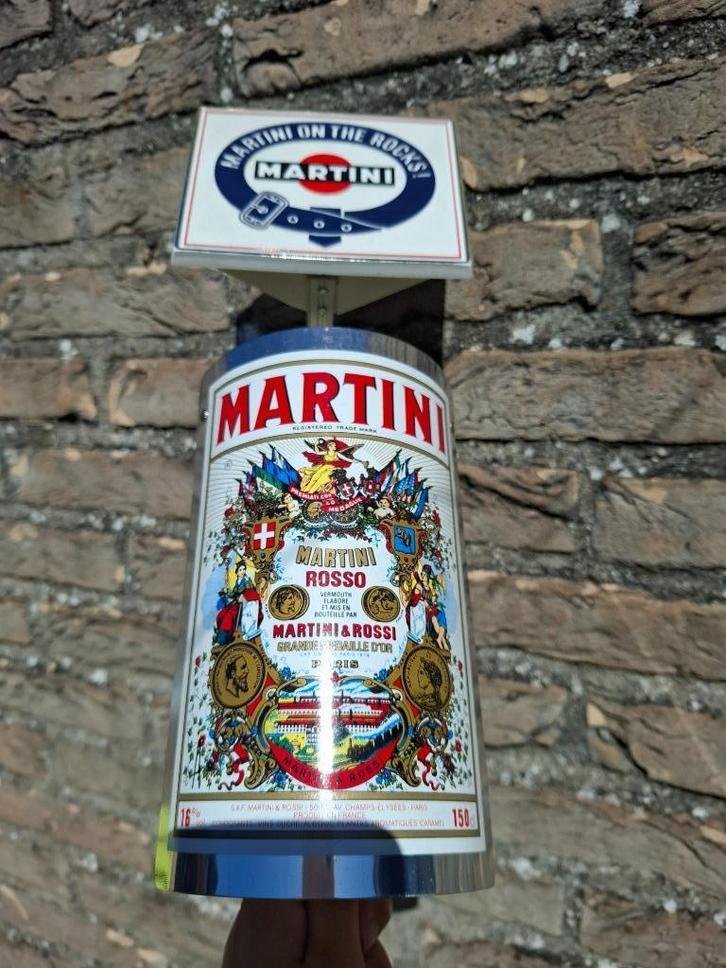 Zeldzame Martini dispenser / flessenhouder, Verzamelen, Merken en Reclamevoorwerpen, Nieuw, Reclamebord, Ophalen of Verzenden