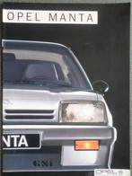Opel Manta & GSI 11-1985 Brochure, Ophalen of Verzenden, Zo goed als nieuw, Opel