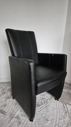 GRATIS - 2x imitatieleer stoelen met gasveer rugleuningen, Ophalen, Overige materialen, Gebruikt, Luxe