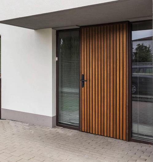 Gevelbekleding voordeur buitendeur Frake in Stomp NIEUW, Doe-het-zelf en Verbouw, Deuren en Horren, Nieuw, Buitendeur, 200 tot 215 cm