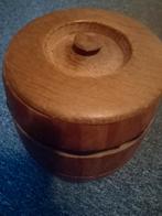 Oude houten tabakspot, Antiek en Kunst, Curiosa en Brocante, Ophalen of Verzenden