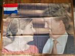 Vlag ter ere van huwelijk Willem Alexander en Maxima, Ophalen of Verzenden, Nieuw, Nederland, Overige typen