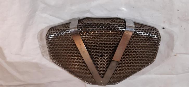 Oud Chroom luchtfilter Chevy 350 V8 o.a.4 BBL Edelbrock carb, Auto diversen, Tuning en Styling, Ophalen