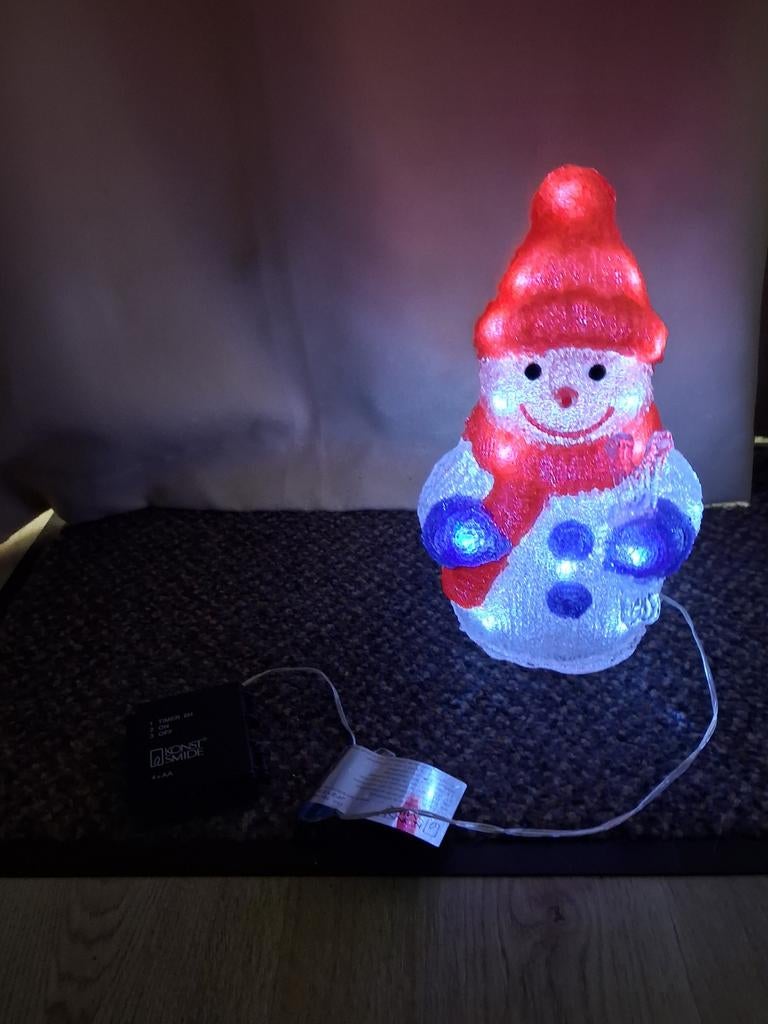 Lichtgevende sneeuwman voor buiten, Diversen, Kerst, Ophalen of Verzenden