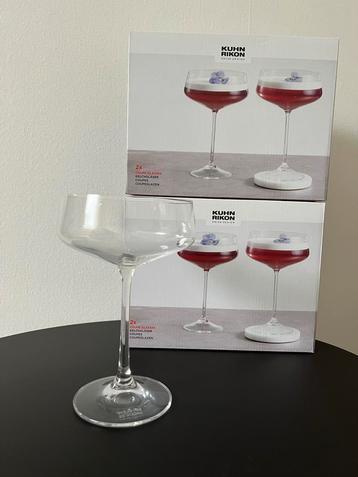 Kuhn Rikon cocktailglazen kristal - nieuw. Cadeautip! beschikbaar voor biedingen