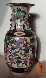 Grote Chinese Nanking Vaas - 19e Eeuw China Chinees, Ophalen of Verzenden