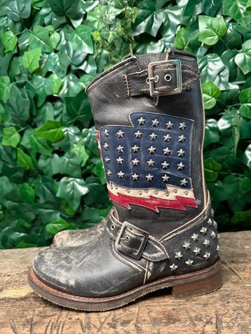 Nieuwe geweldig mooie vintage laarzen van Sendra maat 38 beschikbaar voor biedingen