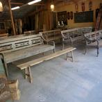 Diepe stationsbank voor zacht prijsje RB55 lounge bank teak, Ophalen of Verzenden