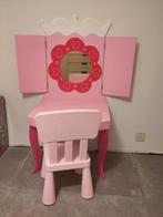 Roze kaptafel make-up tafel met la en spiegel. Prinses, Kinderen en Baby's, Kinderkamer | Inrichting en Decoratie, Gebruikt, Ophalen