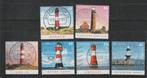 6x vuurtorens Duitsland., Ophalen of Verzenden, 1990 tot heden, Gestempeld