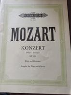 Mozart Konzert D dur KV 314 Fluit en Piano, Muziek en Instrumenten, Bladmuziek, Orkest, Ophalen of Verzenden, Zo goed als nieuw