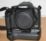 Mooie Canon 500D body met BG-E5 grip, Audio, Tv en Foto, Fotocamera's Digitaal, Spiegelreflex, Canon, Ophalen of Verzenden, Zo goed als nieuw