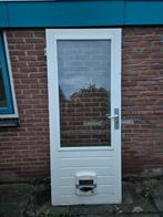 Buitendeur met dubbel glas, Doe-het-zelf en Verbouw, Deuren en Horren, Ophalen, Gebruikt, 200 tot 215 cm, Glas