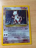 Mewtwo 10/102 1995 holo pokemon kaart, Ophalen, Zo goed als nieuw, Losse kaart