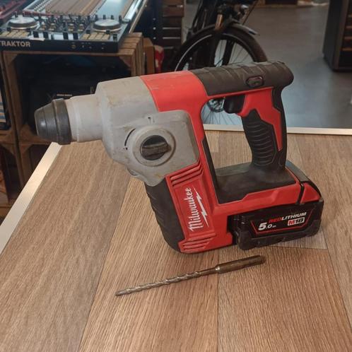 Milwaukee M18H Compactboorhamer | Nette staat | Incl Accu |, Doe-het-zelf en Verbouw, Gereedschap | Boormachines, Zo goed als nieuw