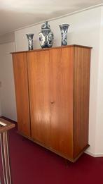 Vintage jaren 60 garderobekast drie deurs, Ophalen of Verzenden, Zo goed als nieuw, 25 tot 50 cm, Minder dan 100 cm