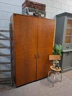 Vintage/Industriële houten schoolkast/ladekast, 43 lades, Huis en Inrichting, Kasten | Ladekasten, Ophalen, Gebruikt, 100 tot 150 cm