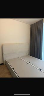 Tweepersoonsbed 160x200, Ophalen, Crème, Tweepersoons, Zo goed als nieuw