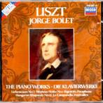 LISZT Piano works volume one CD JORGE BOLET DECCA ZGAN, Cd's en Dvd's, Ophalen of Verzenden, Romantiek, Zo goed als nieuw, Kamermuziek