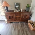 Antiek Eiken Dressoir - 180cm Breed, Gebruikt, 150 tot 200 cm, Eikenhout, 25 tot 50 cm