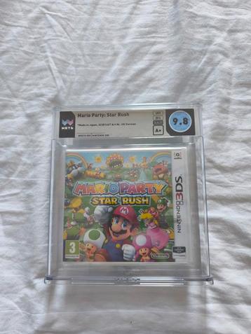 Nintendo 3ds wata graded Mario Party star rush sealed beschikbaar voor biedingen