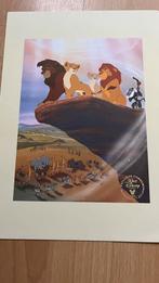 Walt Disney Litho -  Lion King ( origineel), Antiek en Kunst, Kunst | Litho's en Zeefdrukken, Ophalen of Verzenden