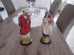 2oude heilige beeldjes 20cm samen €25, Verzamelen, Religie, Christendom | Katholiek, Zo goed als nieuw, Beeld(je), Ophalen