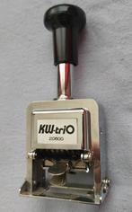Vintage Stempel Numbering machine Kw Trio, Ophalen, Zo goed als nieuw