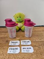 Tupperware nieuwe Disney Mickey en Minny Mouse shaker 350 ml, Ophalen of Verzenden, Nieuw, Paars, Beker of Kan