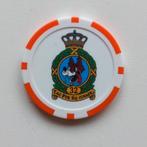 32 TFS WOLFHOUNDS SOESTERBERG REUNIE CASINO TOKEN PATCH, Ophalen of Verzenden, Luchtmacht, Nederland, Embleem of Badge