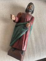 Antiek houtsnijwerk heiligen beeld Johannes de Evangelist, Ophalen, Gebruikt, Beeld(je), Christendom | Protestants