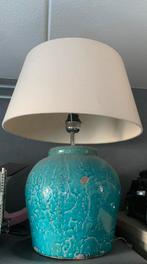 Tafellamp turquoise, Ophalen, Zo goed als nieuw, Overige materialen, 50 tot 75 cm