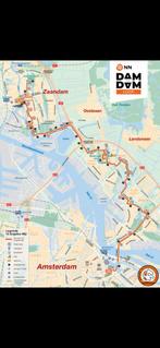 1 Startbewijs Dam tot Dam loop 10 Engelse mijl 16.1km, Eén persoon, September