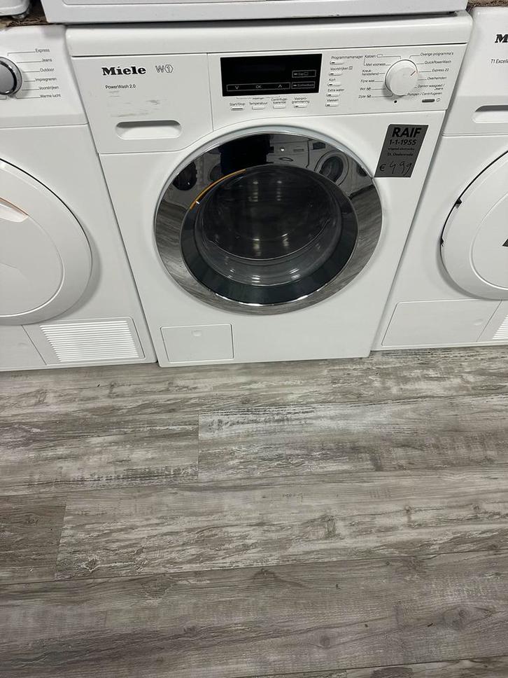 W1 Miele wasmachine W1 8 kg 1600 toeren A+++ gebruikt, Witgoed en Apparatuur, Wasmachines, Refurbished, Voorlader, 8 tot 10 kg