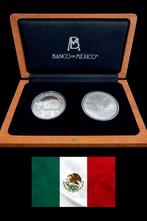 2 x 1 oz Libertad zilveren Bicentennial munten, Postzegels en Munten, Ophalen of Verzenden, Noord-Amerika, Setje, Zilver