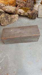 oud smal verweerd kistje 35x12cm, Antiek en Kunst, Curiosa en Brocante, Ophalen of Verzenden