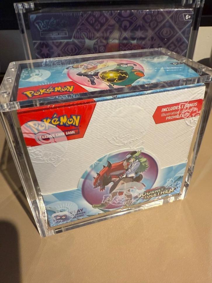 Pokémon Premium Acryl Cases voor Boosterbox, Hobby en Vrije tijd, Verzamelkaartspellen | Pokémon, Nieuw, Boosterbox, Ophalen of Verzenden