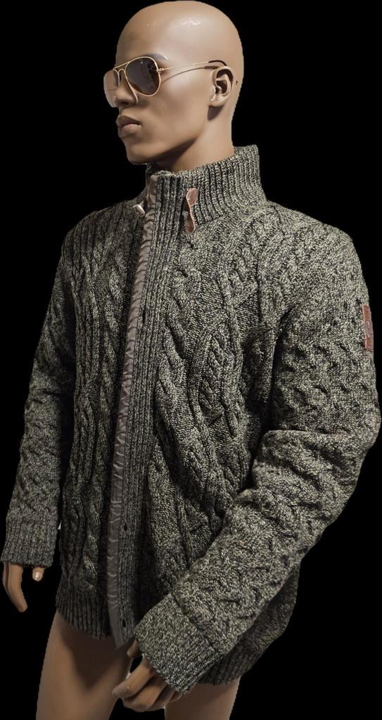 PME Legend warm gevoerd en gebreid deels wollen vest (XXXL), Kleding | Heren, Truien en Vesten, Zo goed als nieuw, Overige maten