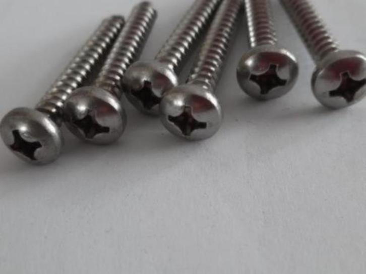 50-100 st verzinkt zelftappers kruiskop 6,3 x 60 mm Parkers, Tuin en Terras, Palen, Balken en Planken, Nieuw, Ophalen of Verzenden