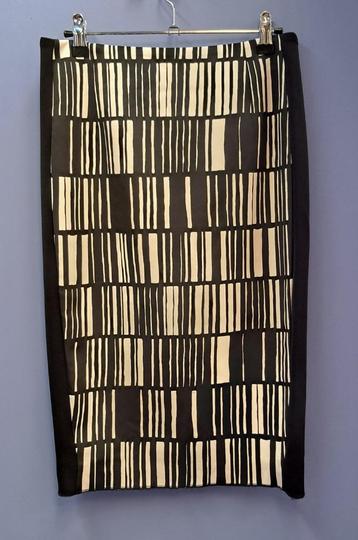 Mart Visser koker rok in creme/zand-zwart patroon 36 48462 beschikbaar voor biedingen