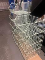 Stapelbare Draadmanden - Metalen manden, Ophalen of Verzenden, Gebruikt
