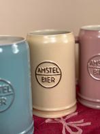 Amstel ‘60 Bier Mokken - Set van 4, Keramiek, Ophalen of Verzenden, Zo goed als nieuw, Overige stijlen