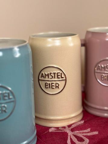 Amstel ‘60 Bier Mokken - Set van 4 beschikbaar voor biedingen