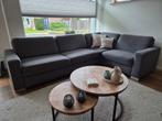 Zgan grijze hoekbank met relaxgedeelte, Ophalen, Zo goed als nieuw, Vierpersoons of meer