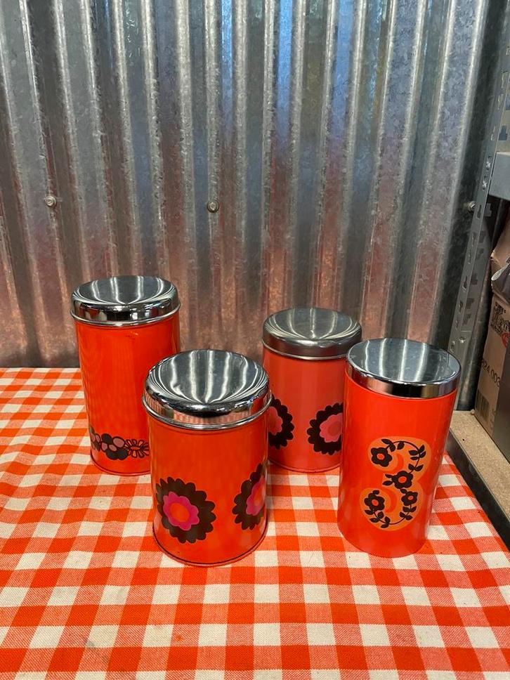 Vintage brabantia voorraadbussen “diana” en meer, Verzamelen, Blikken, Zo goed als nieuw, Overige, Overige merken, Ophalen of Verzenden